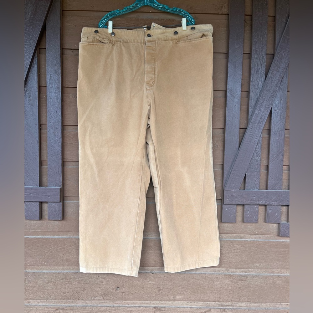 Men's WAH maker old west re-enactor canvas pants